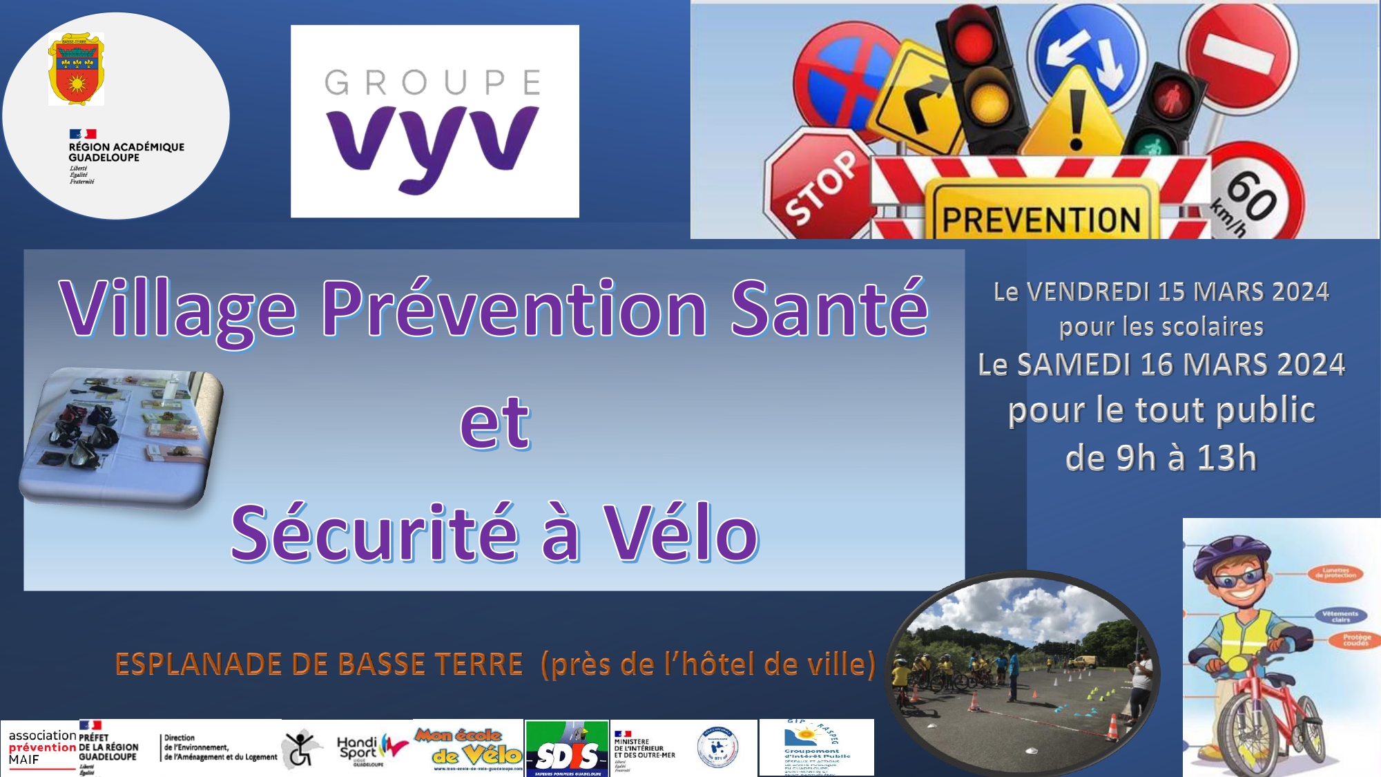 Découvrez le Village Prévention Santé et Sécurité à Vélo